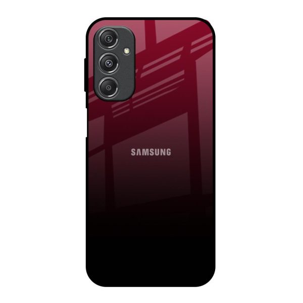 Wine Red Glass Case For Samsung Galaxy M34 5G Online Hot Sale