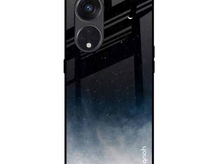 Black Aura Glass Case for Oppo Reno8T 5G Hot on Sale