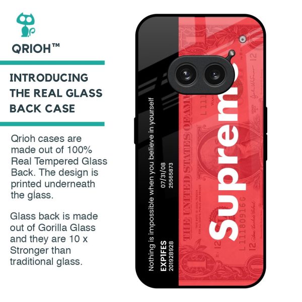 Supreme Ticket Glass Case for Nothing Phone 2a 5G For Sale