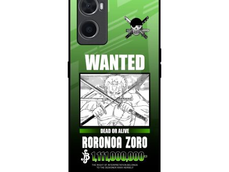 Zoro Wanted Glass Case for Oppo A96 For Sale