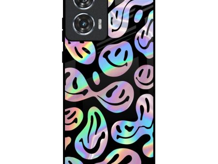 Acid Smile Glass Case for Motorola Edge 50 Fusion 5G Hot on Sale