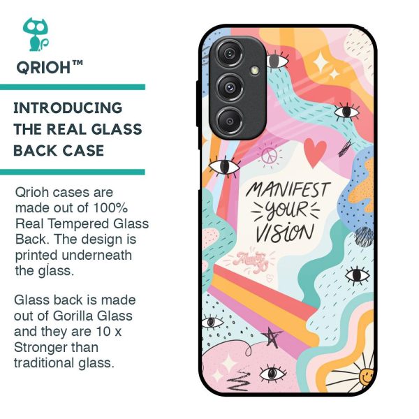 Vision Manifest Glass Case for Samsung Galaxy M34 5G For Sale