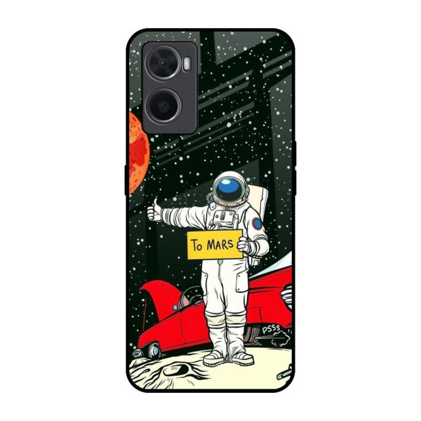 Astronaut on Mars Glass Case for Oppo A96 Online