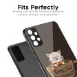 Tea With Kitty Glass Case For Samsung Galaxy M34 5G on Sale