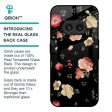 Black Spring Floral Glass Case for Nothing Phone 2a Plus Online Sale