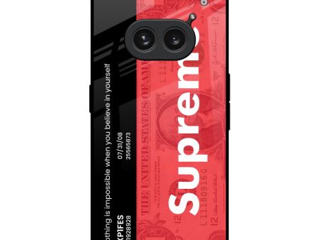 Supreme Ticket Glass Case for Nothing Phone 2a 5G For Sale