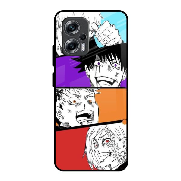 Anime Sketch Glass Case for Redmi K50i 5G Sale