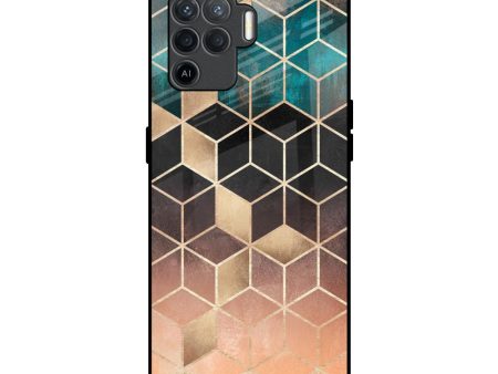 Bronze Texture Glass Case for Oppo F19 Pro Online Sale