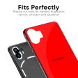 Blood Red Glass Case for Nothing Phone 2a 5G For Sale