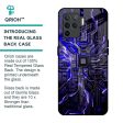 Techno Color Pattern Glass Case For Oppo F19 Pro For Discount