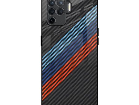 Carbon Inspired Glass Case for Oppo F19 Pro Hot on Sale