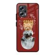 Astronaut Bear Glass Case for Redmi K50i 5G Online now