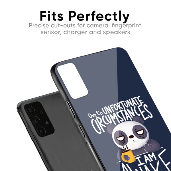 Struggling Panda Glass Case for Xiaomi Redmi K20 For Discount