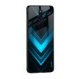 Vertical Blue Arrow Glass Case For Oppo A36 For Cheap