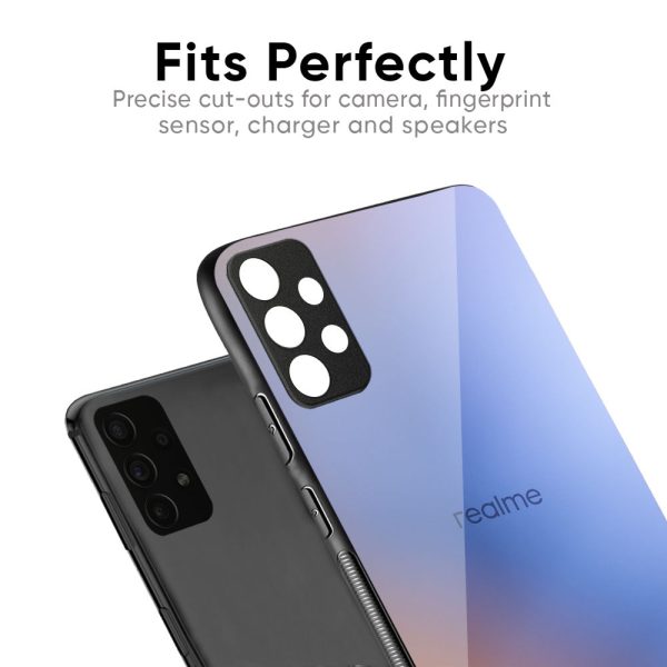 Blue Aura Glass Case for Realme 8 Cheap