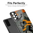 Camouflage Orange Glass Case For Oppo Reno8T 5G Cheap