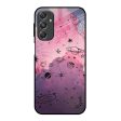 Space Doodles Glass Case for Samsung Galaxy M34 5G For Sale