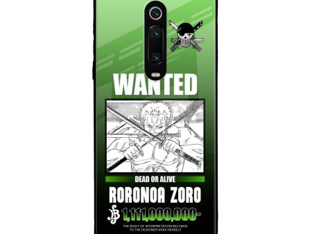 Zoro Wanted Glass Case for Xiaomi Redmi K20 Hot on Sale