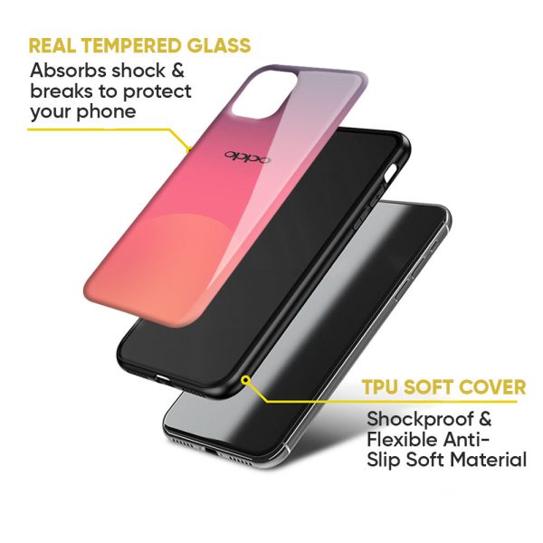 Sunset Orange Glass Case for Oppo Reno8T 5G Supply