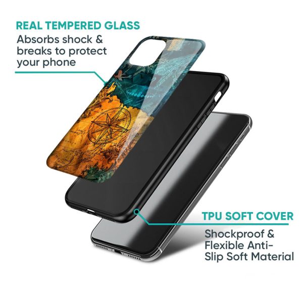 Architecture Map Glass Case for Samsung Galaxy M34 5G Online Sale