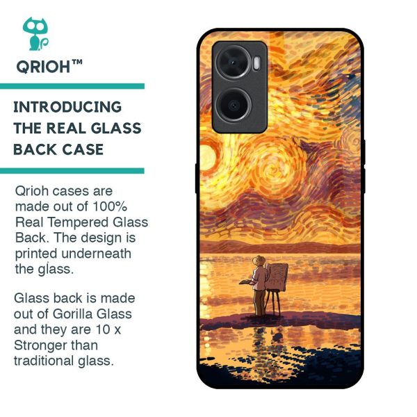 Sunset Vincent Glass Case for Oppo A96 Hot on Sale