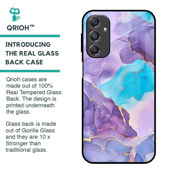 Alcohol ink Marble Glass Case for Samsung Galaxy M34 5G Online