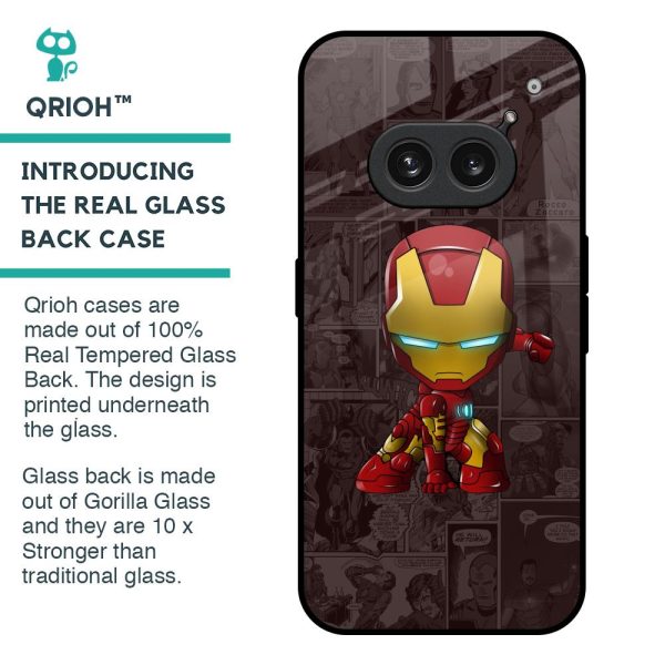 Angry Baby Super Hero Glass Case for Nothing Phone 2a 5G For Discount