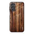 Timber Printed Glass Case for Samsung Galaxy M34 5G For Discount