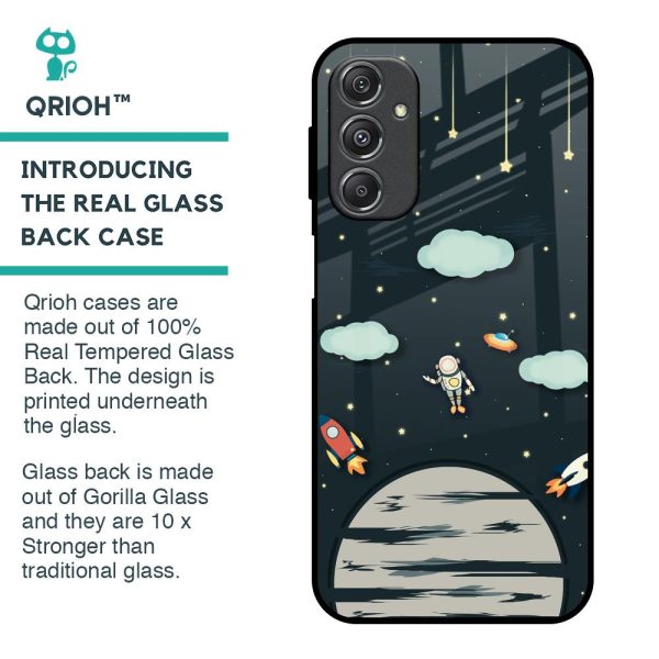 Astronaut Dream Glass Case For Samsung Galaxy M34 5G Cheap