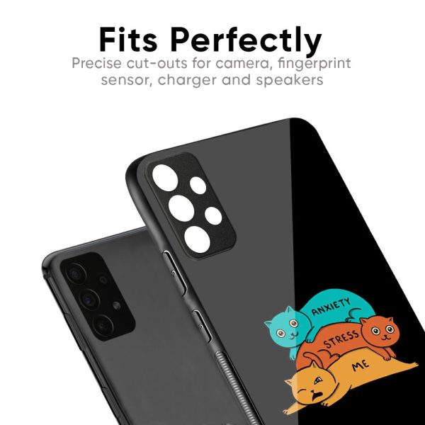 Anxiety Stress Glass Case for Redmi K50i 5G Fashion