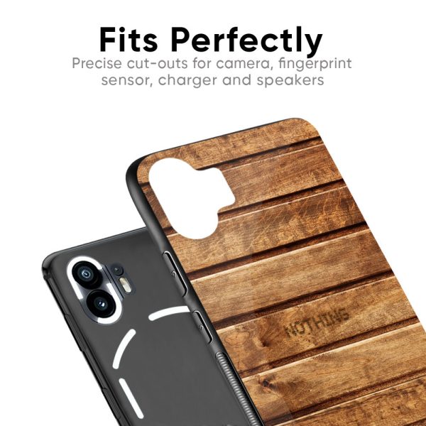 Wooden Planks Glass Case for Nothing Phone 2a 5G Online now