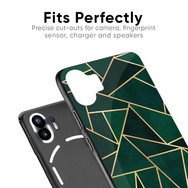 Abstract Green Glass Case For Nothing Phone 2a Plus For Cheap