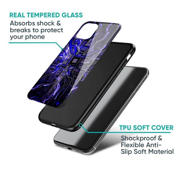 Techno Color Pattern Glass Case For Oppo F19 Pro For Discount