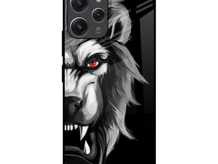 Wild Lion Glass Case for Redmi 12 For Sale