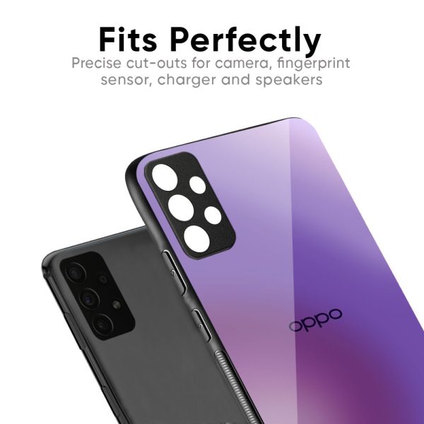 Ultraviolet Gradient Glass Case for Oppo F19 Pro Supply