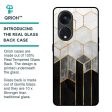 Tricolor Pattern Glass Case for Oppo Reno8T 5G Cheap