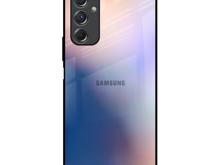 Blue Mauve Gradient Glass Case for Samsung Galaxy F34 5G For Sale