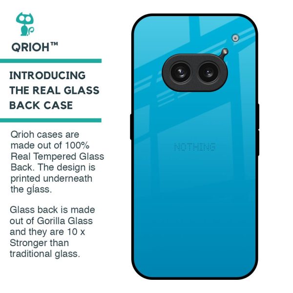 Blue Aqua Glass Case for Nothing Phone 2a 5G Online Hot Sale