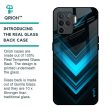 Vertical Blue Arrow Glass Case For Oppo F19 Pro Online Hot Sale