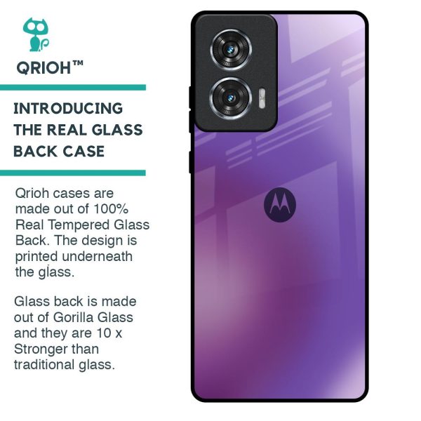 Ultraviolet Gradient Glass Case for Motorola Edge 50 Fusion 5G Online now