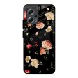 Black Spring Floral Glass Case for Redmi K50i 5G Sale