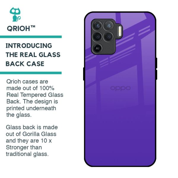 Amethyst Purple Glass Case for Oppo F19 Pro Sale