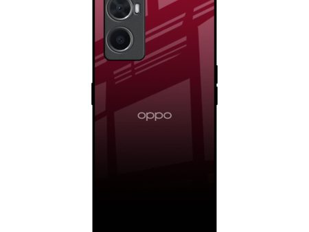 Wine Red Glass Case For Oppo A36 Online now