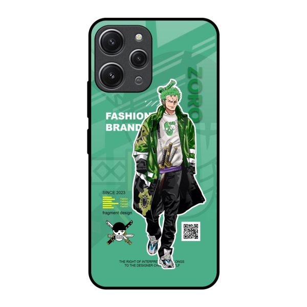 Zoro Bape Glass Case for Redmi 12 Cheap