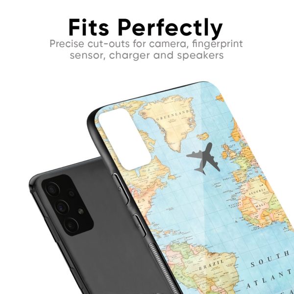 Travel Map Glass Case for Xiaomi Redmi K20 Discount