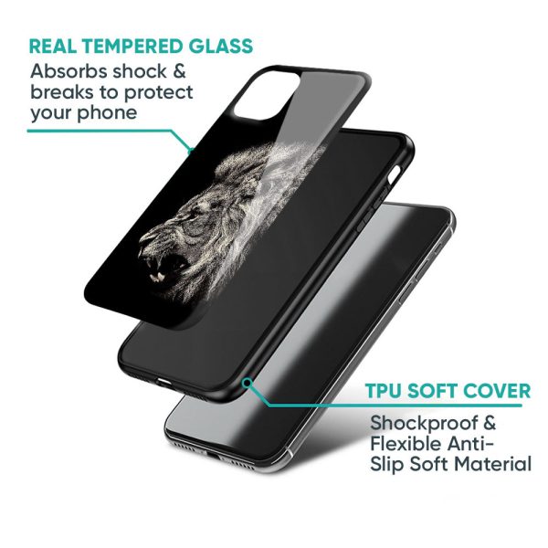 Brave Lion Glass Case for Oppo F19 Pro Cheap