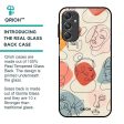 Abstract Faces Glass Case for Samsung Galaxy M34 5G Hot on Sale