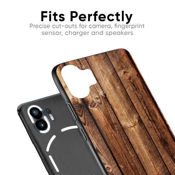 Timber Printed Glass Case for Nothing Phone 2a Plus Supply