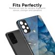 Blue Cool Marble Glass Case for Oppo F19 Pro Online now