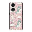 Balloon Unicorn Glass case for Oppo Reno8T 5G Online now